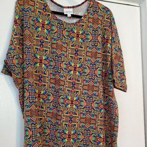 LuLaRoe Irma shirt NWOT size 2XL
